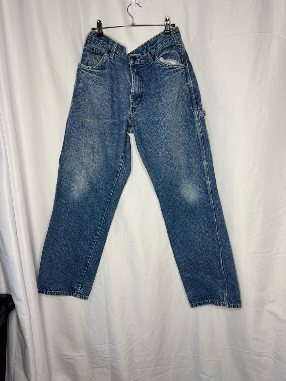 Dickies Men's Straight Leg Blue Denim Jeans 34 x32